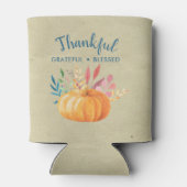 オレンジカボチャ賛美に感謝 缶クーラー (裏面)