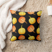 オレンジカボチャ：シームレスな水の色のパターン。 クッション (ブランケット)