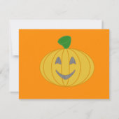 オレンジカボチャ ノートカード (裏面)