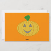 オレンジカボチャ 便箋 (裏面)