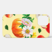 オレンジカボチャ、菊、梨、赤リンゴ Case-Mate iPhoneケース (裏面 (横))