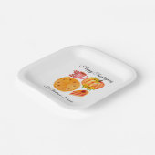 オレンジカボンプキンサンクスギビングスパイスラテ ペーパープレート (傾斜あり)