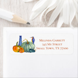 オレンジカボンプキンスハピー秋ファームカスタムレーベル ラベル