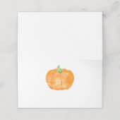 オレンジカボンプキン座席表forタンスカゴ&秋 プレイスカード (外部開封)