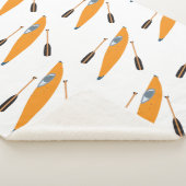 オレンジカヤックとオール シェルパブランケット (3/4)