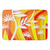 オレンジカラフルと黄色 バスマット (正面)