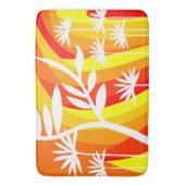 オレンジカラフルと黄色 バスマット (正面縦)