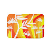 オレンジカラフルと黄色 バスマット (正面)
