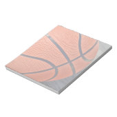 オレンジカラフル色のバスケットボール ノートパッド (回転)