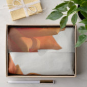 オレンジカラフル色のバラ包装デコップサプライ 薄葉紙 (ギフト)