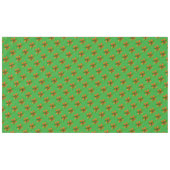 オレンジカラフル色の花が咲くテーブルクロス テーブルクロス (正面(横))