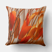 オレンジカラフル色 クッション (正面)