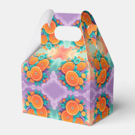 オレンジカラフル色 フェイバーボックス