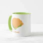 オレンジカリフラワーキャラクター |マグカップ マグカップ (正面左)