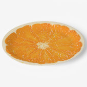 オレンジカンキツ紙プレート ペーパープレート (アングル)