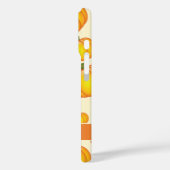 オレンジカートーンカボンプキンパターン&名前をカスタムする Case-Mate iPhoneケース (裏面 / 左)