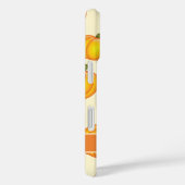 オレンジカートーンカボンプキンパターン&名前をカスタムする Case-Mate iPhoneケース (裏面 / 右)