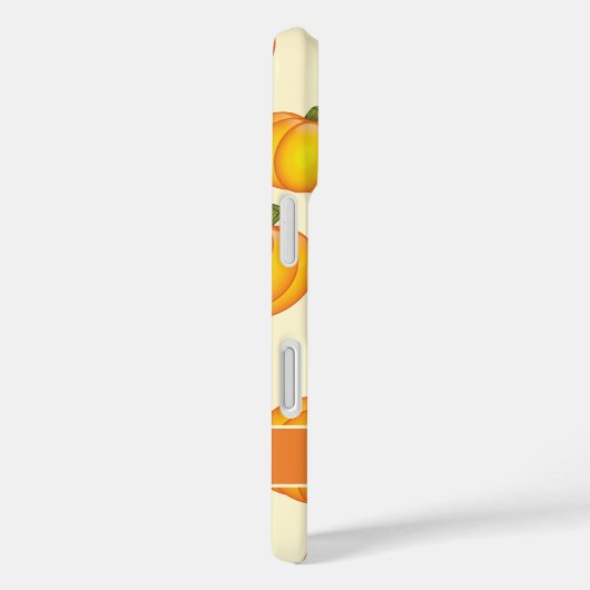 オレンジカートーンカボンプキンパターン&名前をカスタムする Case-Mate iPhoneケース (裏面 / 右)