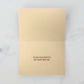 オレンジカーブのカボチャ秋のパターン シーズンカード (内部)