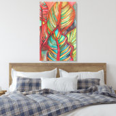 オレンジカ葉ナオリジナルアート キャンバスプリント (インサイチュ (寝室))