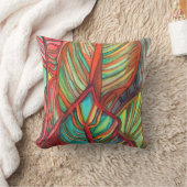 オレンジカ葉ナオリジナルアート クッション (ブランケット)