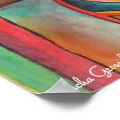 オレンジカ葉ナオリジナルアート ポスター (角)