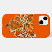 オレンジガーディアンエンジェルアーカスタムトiPhoneケース Case-Mate iPhoneケース (裏面 (横))