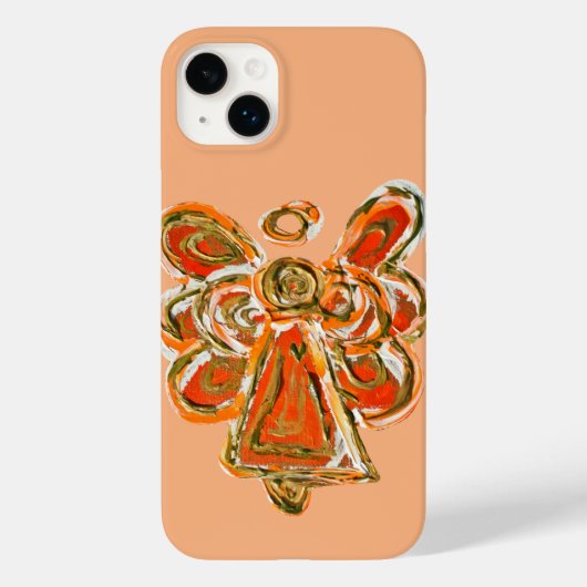 オレンジガーディアンエンジェルアーカスタムトiPhoneケース Case-Mate iPhoneケース (裏面)