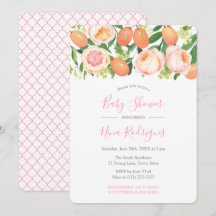 オレンジガーデンローズ クワトロフィール 女の子 ベビーシャワー