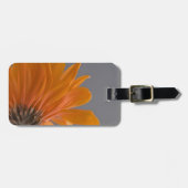 オレンジガーベラデイジー花 ラゲッジタグ (正面横)