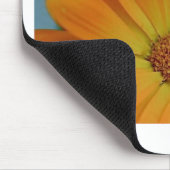 オレンジガーベラデイジー マウスパッド (コーナー)