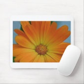 オレンジガーベラデイジー マウスパッド (マウス)