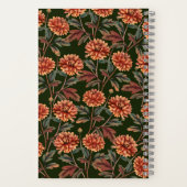 オレンジキクヴィンテージハロウィーン ノートブック (裏面)