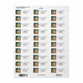 オレンジキッテン差出人住所 ラベル (フルシート)