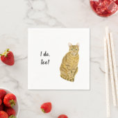 オレンジキャットカスタムカクテルナプキン スタンダードカクテルナプキン (インサイチュ)