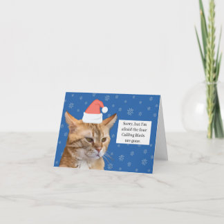 オレンジキャットクリスマスカード シーズンカード