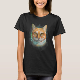 オレンジキャットコズミック銀河系シテラルアウタースペースアスト Tシャツ
