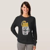 オレンジキャットコーヒーマグ猫 Tシャツ (正面フル)