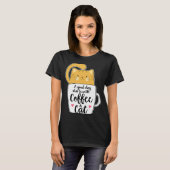 オレンジキャットコーヒーマグ猫 Tシャツ (正面フル)
