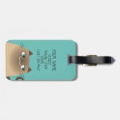 オレンジキャットシャム ラゲッジタグ (裏面横)