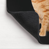 オレンジキャットタブおもしろいキャットパロディ猫好きギフトキット マウスパッド (コーナー)