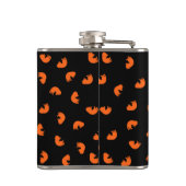 オレンジキャットパターン フラスク (裏面)