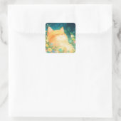 オレンジキャット平和的昼寝 スクエアシール (バッグ)