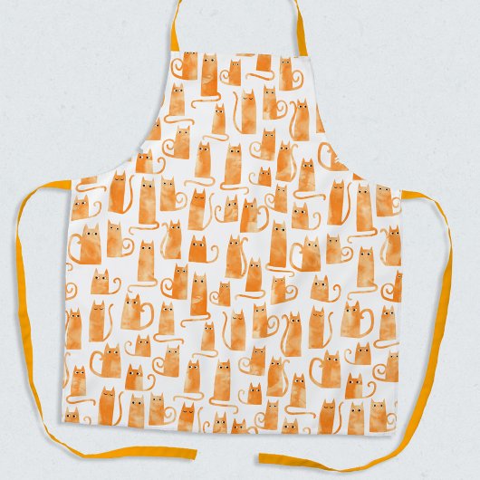 オレンジキャット エプロン