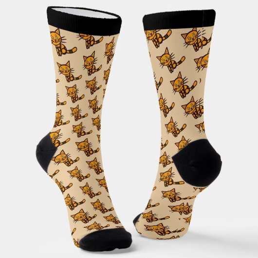 オレンジキャット ソックス (傾斜あり)