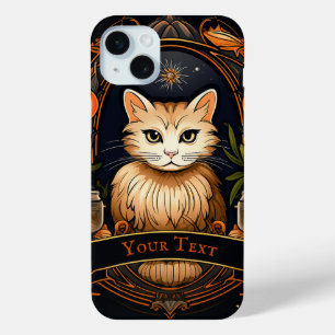 オレンジキャット iPhone 15 MINIケース