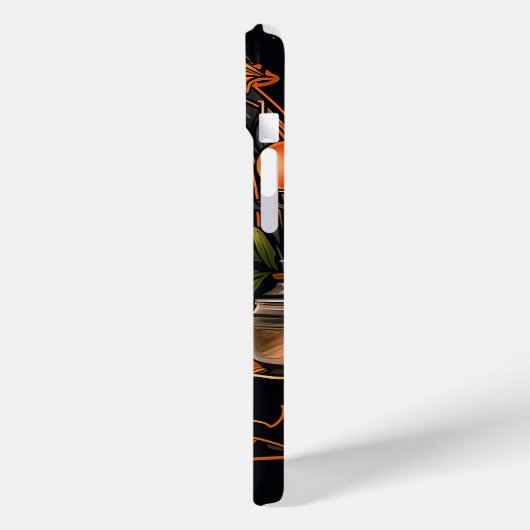 オレンジキャット Case-Mate iPhoneケース (裏面 / 左)