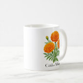 オレンジギクの花 コーヒーマグカップ (正面右)