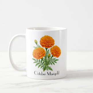 オレンジギクの花 コーヒーマグカップ