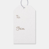 オレンジギフトにパンプキンパッチラベル ギフトタグ (裏面)